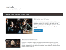 Tablet Screenshot of omtv.dk